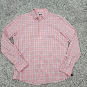 Faherty Mens Plaid Button Down Movement Shirt Size Large Casual Preppy